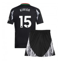 Camisa de Futebol Arsenal Jakub Kiwior #15 Equipamento Secundário Infantil 2024-25 Manga Curta (+ Calças curtas)